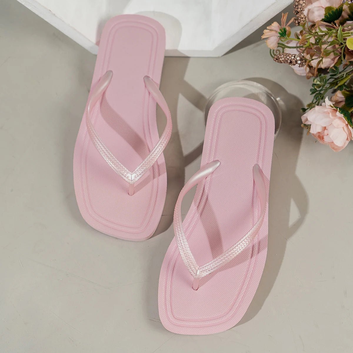 SOERA Maya Square Toe EVA Sandals - Shoes - SOERA-488259-PIN-36-11875 Pink 36-37