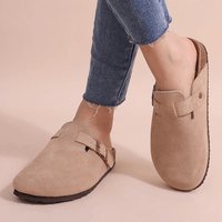 Sandali sabot Minerva con fibbia regolabile