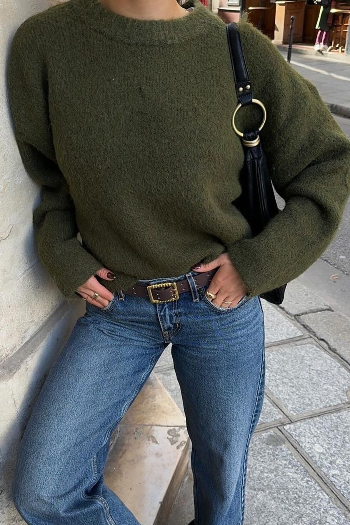 SOERA Angela Ribbed Knit Sweater - Sweater - SOERA-822083-S-GREEN-61635 S Green
