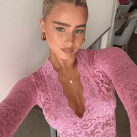 Lerna V-Neck Lace Top